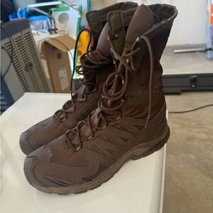 Salomon XA Forces Jungle Tactical Boots (Color: Earth Brown) Size 13.